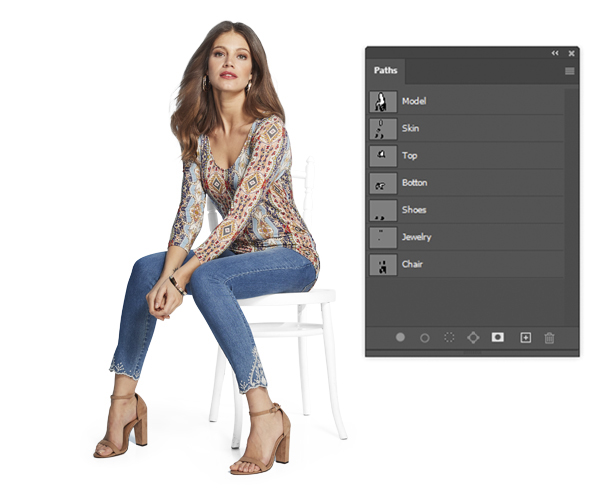 Multiple clipping path After
